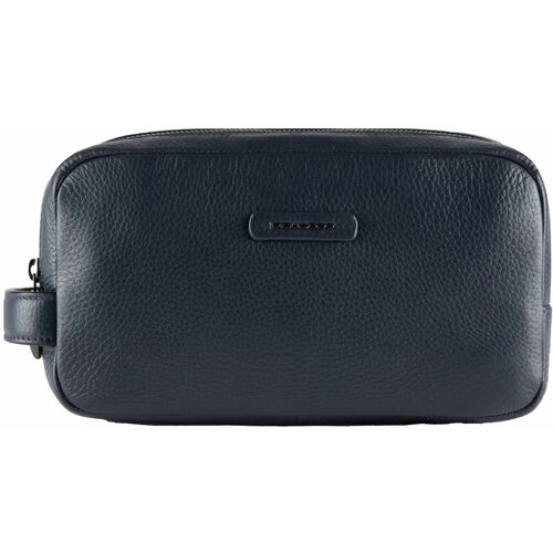 Косметичка PIQUADRO, 25х13, синий