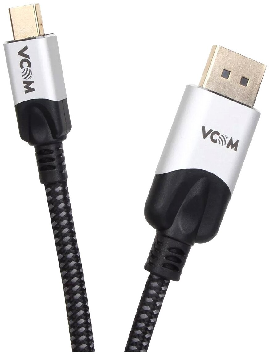 Кабель-переходник VCOM Mini DisplayPort M/Display Port M, 1.4V, 1.8м - фото №17