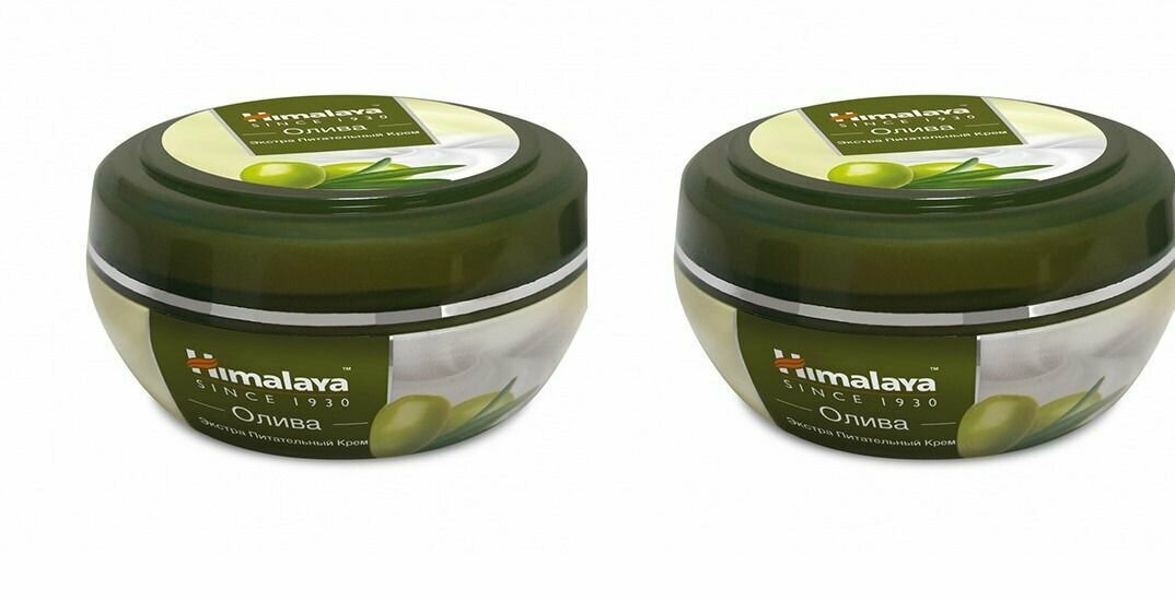 Крем для лица, Himalaya Herbals, с маслом оливы, 150 мл, 2 уп