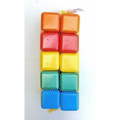 Кубики 20 шт (6x6 см) в сетке 30x12x12 см