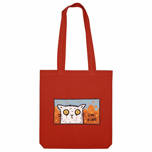 фото Сумка шоппер us basic, красный