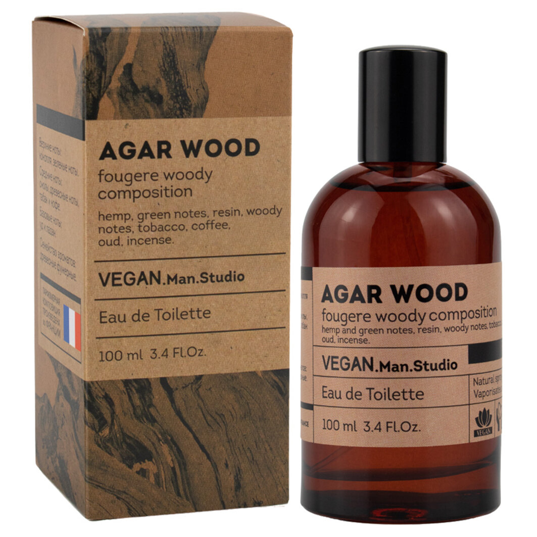 Delta Parfum Туалетная вода мужская Vegan Man Studio Agar Wood 100мл