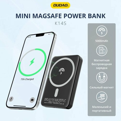 Магнитный беспроводной повербанк портативное зарядное устройство внешний аккумулятор 151000₽