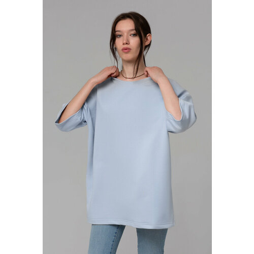 фото Футболка магазин толстовок, размер xl-52-unisex-(женский), голубой