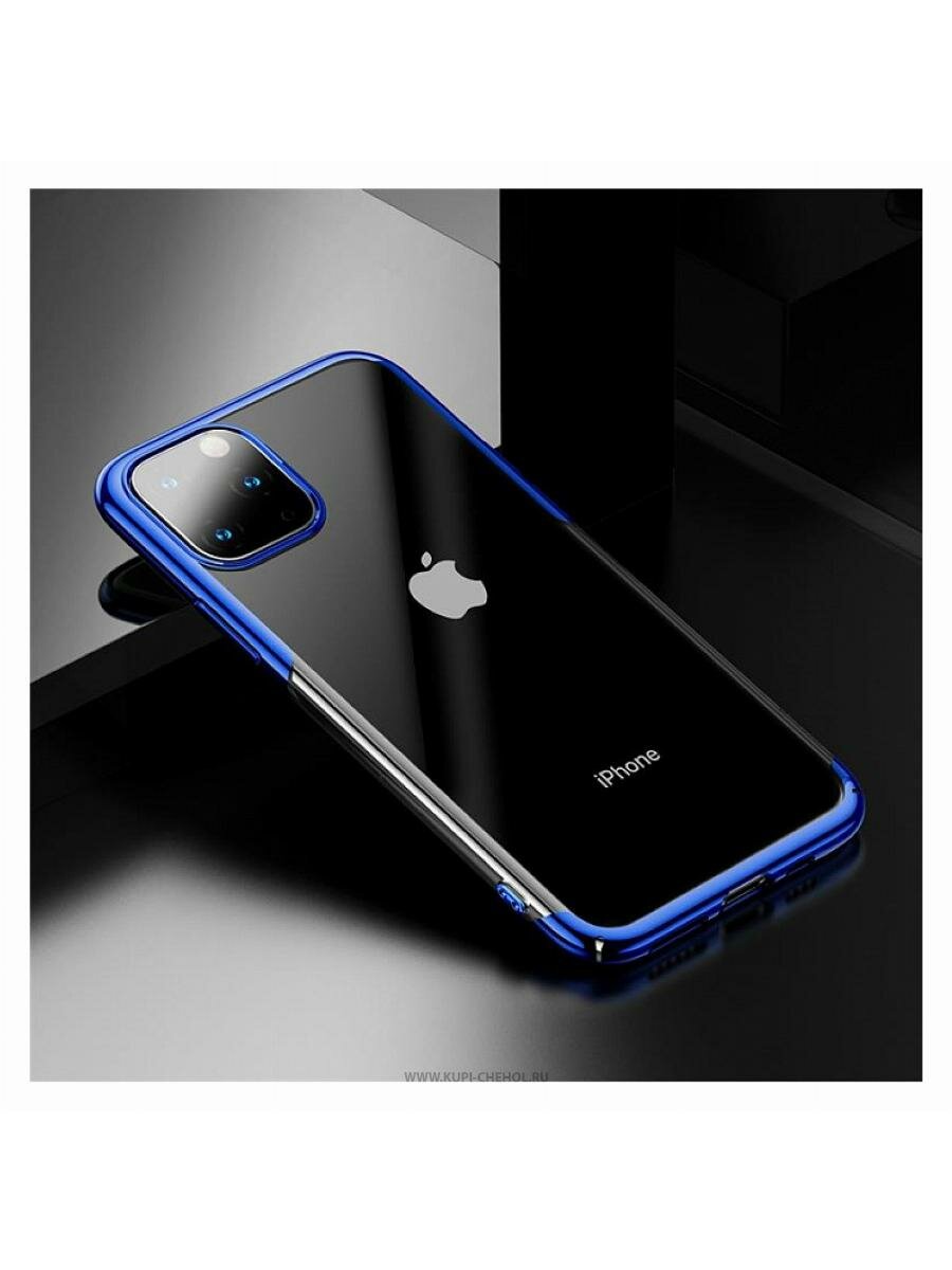 Чехол-накладка Baseus (WIAPIPH65S-DW03) для iPhone 11 Pro Max (Blue) - фото №6