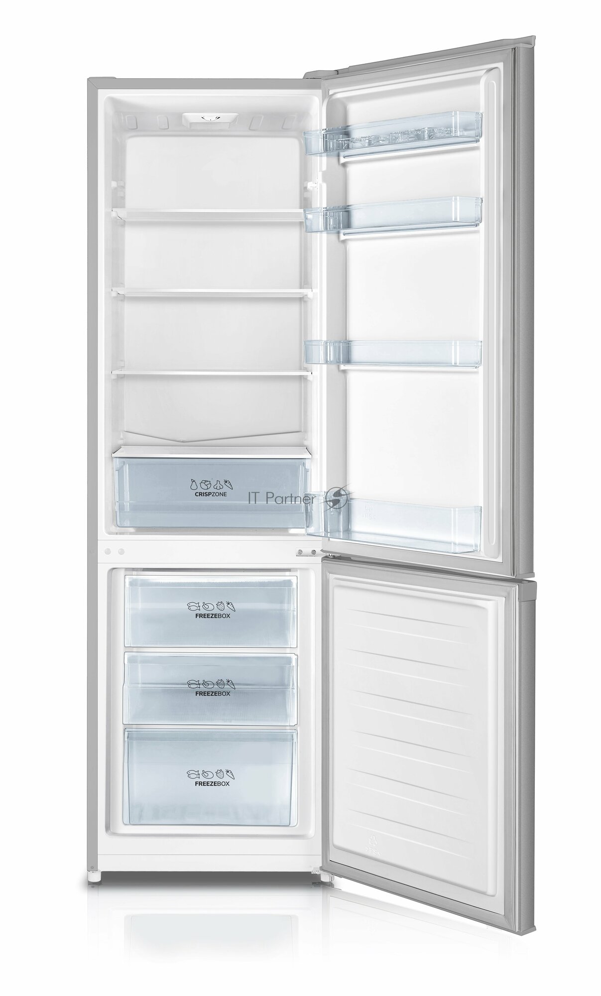 Холодильник GORENJE , двухкамерный, нержавеющая сталь - фото №2