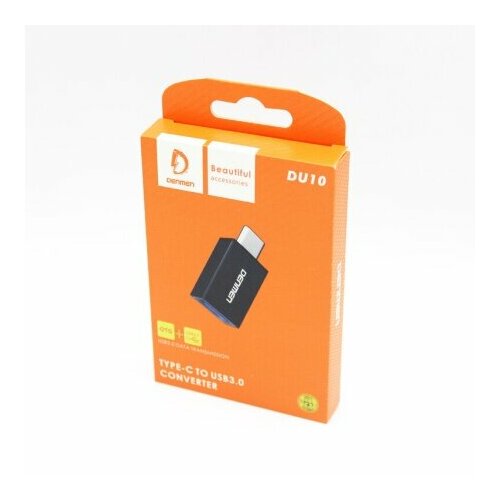 Адаптер переходник USB Type - C USB 3.0 OTG автомобильное зарядно устройство denmen dz07