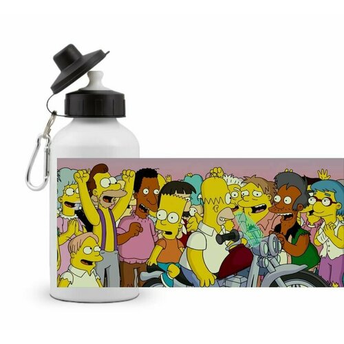 фото Спортивная бутылка симпсоны №15 goodbrelok