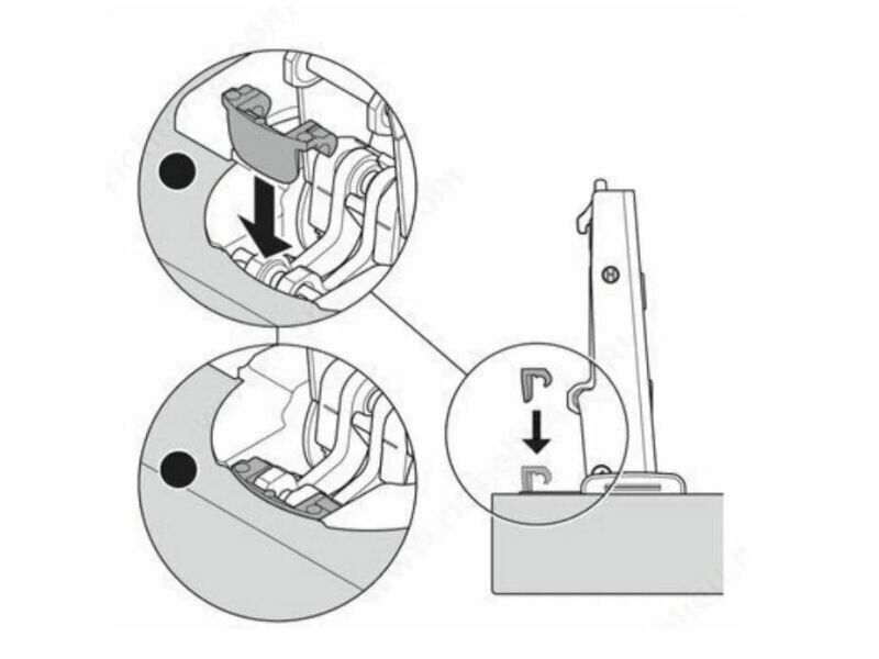 4 шт - Ограничитель угла открывания для петли BLUM 110 градусов - 4 шт - фотография № 2