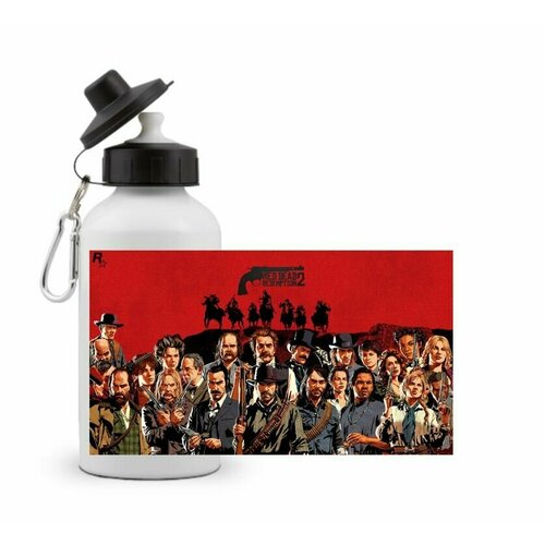 фото Бутылка спортивная red dead redemption 2, ред деад редемптион 2 №7 goodbrelok