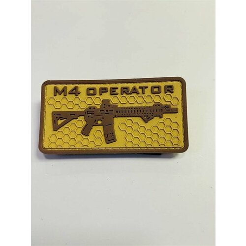 Шеврон M4 operator ПВХ койот