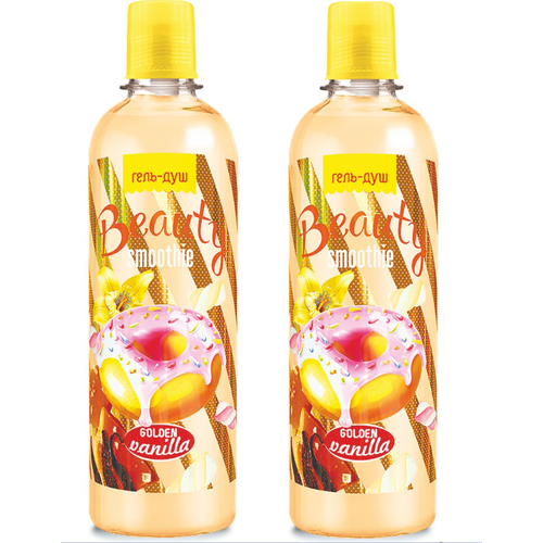 Гель для душа Romax Beauty Smoothie Golden vanilla, 350 мл, 2 шт.