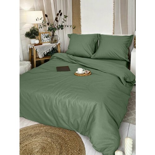 Комплект постельного белья Классика, 1,5 спальный, эвкалипт, наволочки 50х70
