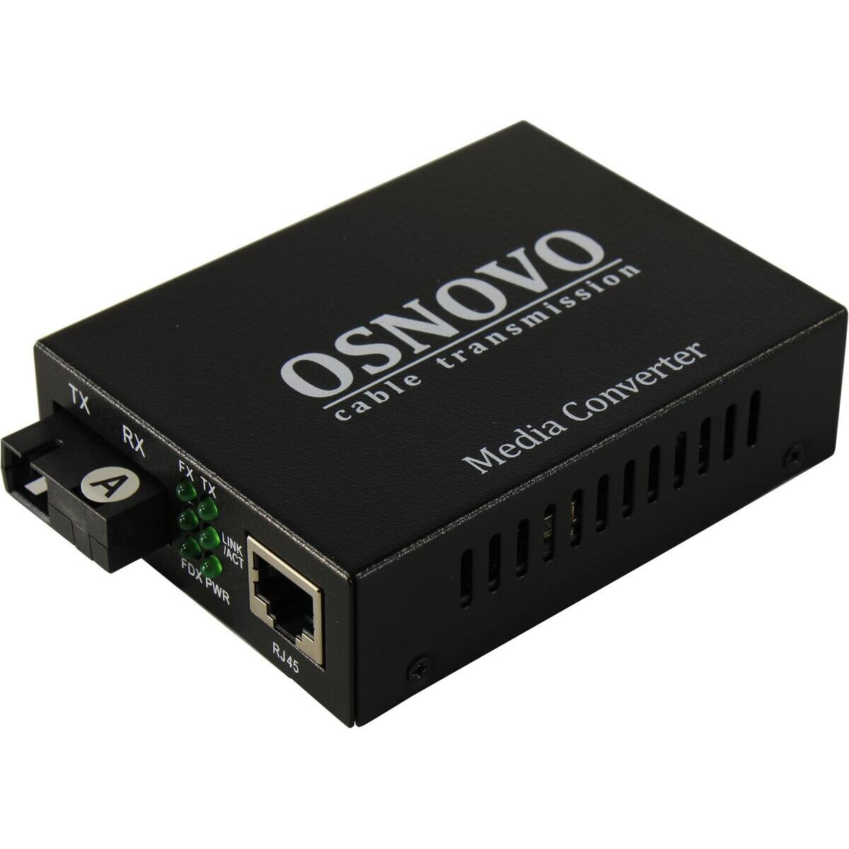 Медиа-конвертер OSNOVO оптический Fast Ethernet для передачи Ethernet по одному волокну одномодового оптического кабеля до 20км (по мног - фото №13