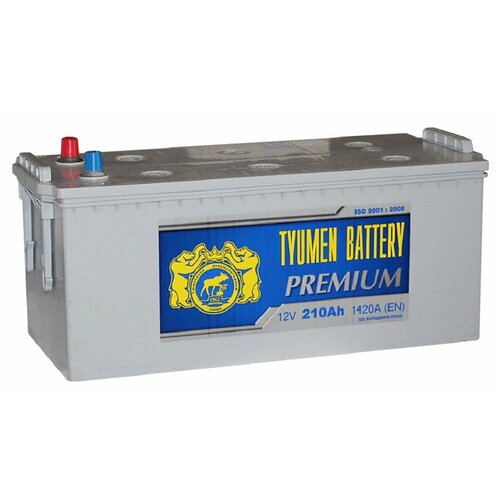 Аккумулятор автомобильный TYUMEN BATTERY PREMIUM 210 А/ч 1420 А прям. пол. (3) Евро авто (518х228х236) 6СТ-210