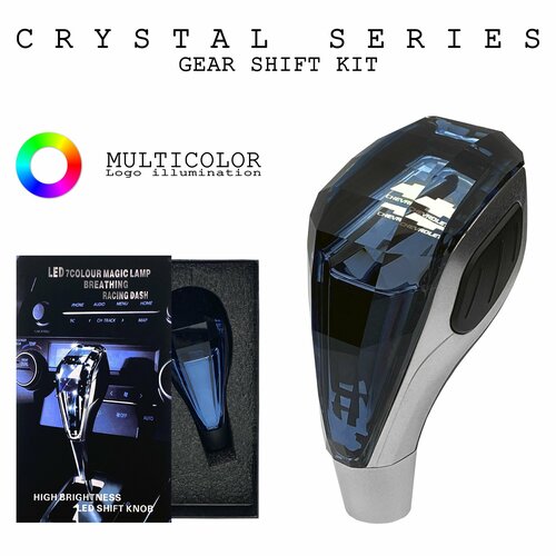 Ручка КПП хрусталь с логотипом на Chevrolet и RGB подсветкой 7 разных цветов 2301₽