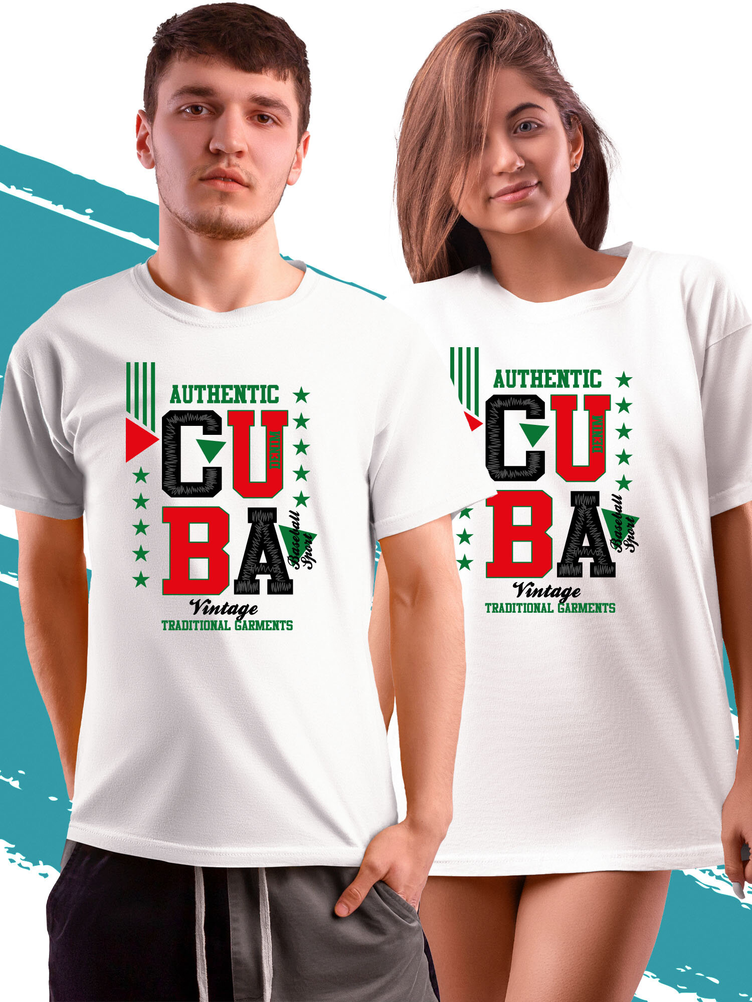 Футболка PhilShop Cuba-Куба, размер 4XL, белый