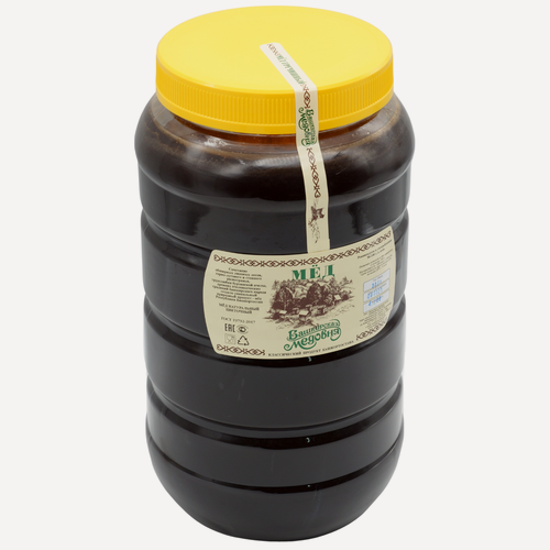 Изображение товара Мёд натуральный Башкирский гречишный "Башкирская медовня" 4200 гр пластик