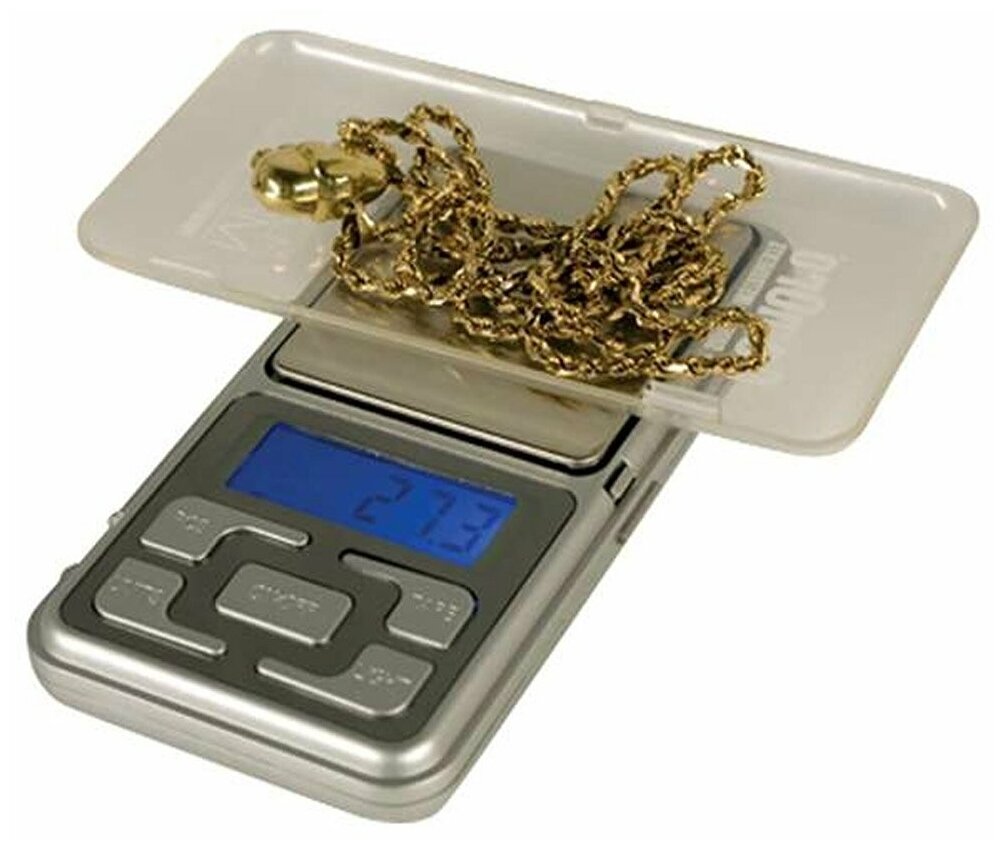 Ювелирные весы, точность 0,01 г, с подсветкой, для взвешивания мелких предметов, карманные весы — фото 1