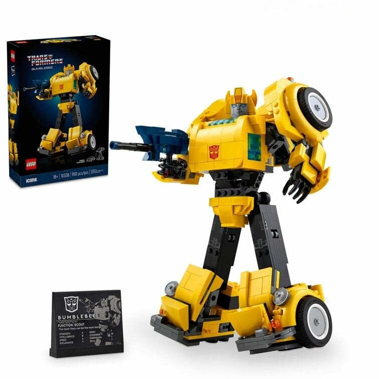 10338 Конструктор LEGO Icons Bumblebee Бамблби 950 деталей