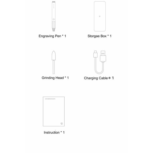 Xiaomi Mijia Бесщёточная шлифовальная ручка Gray 7999₽