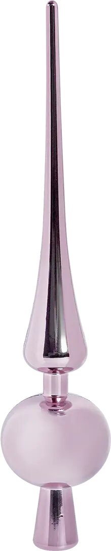 Верхушка для елки цвет розовый 28 см