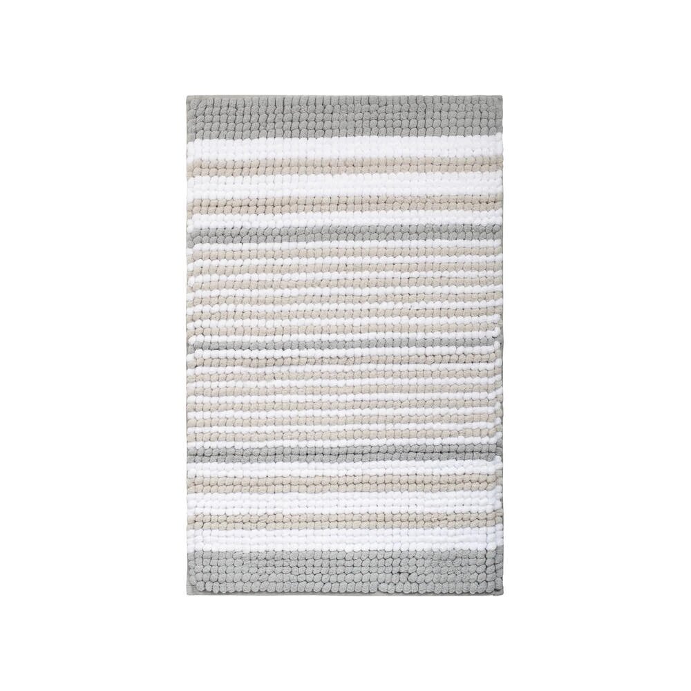 Коврик для ванной IDDIS Шенилл 50х80 см микрофибра серый