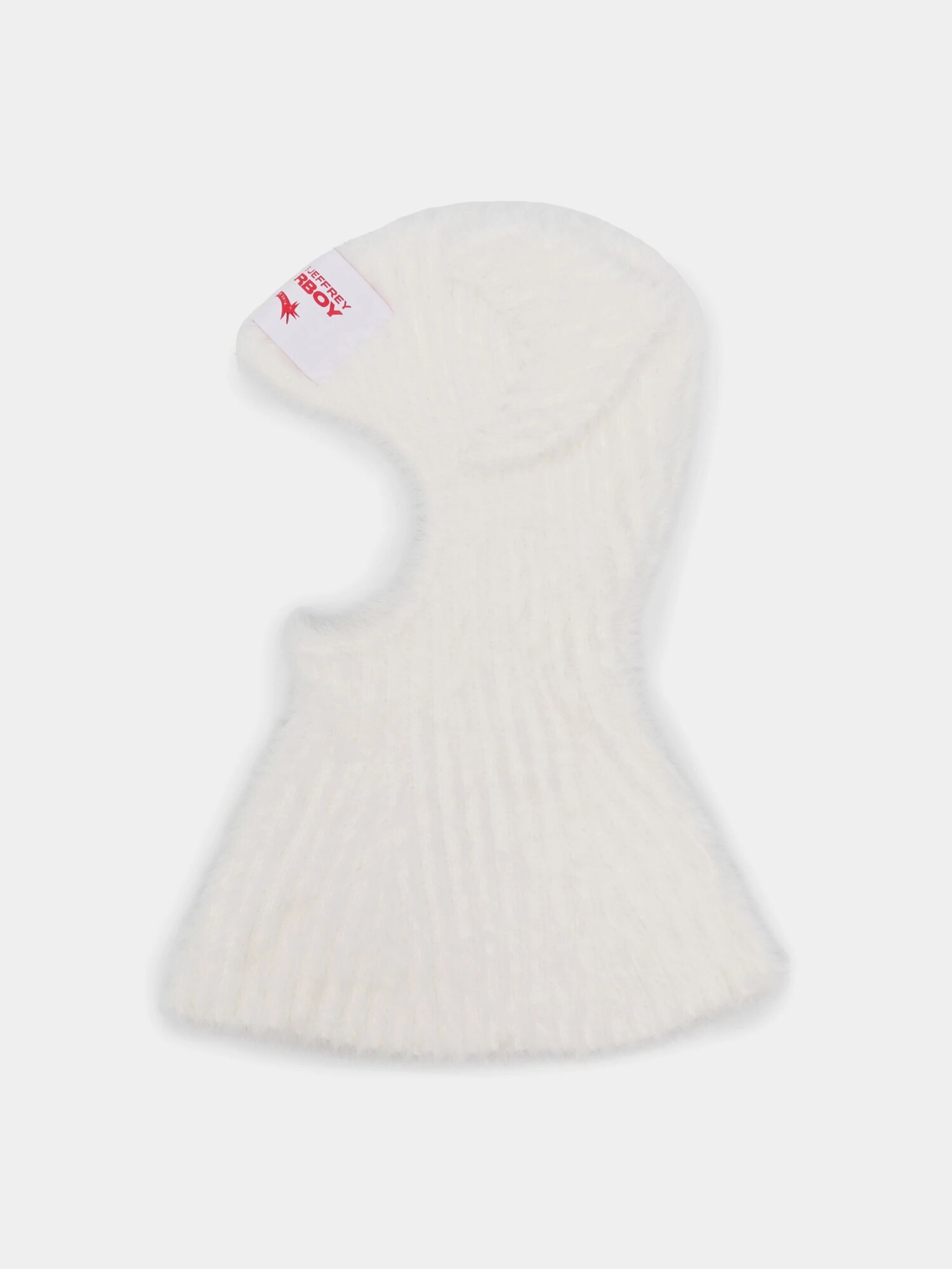 Балаклава Charles Jeffrey Loverboy Fluffy Ears для мужчин и женщин, размер OneSize, белый