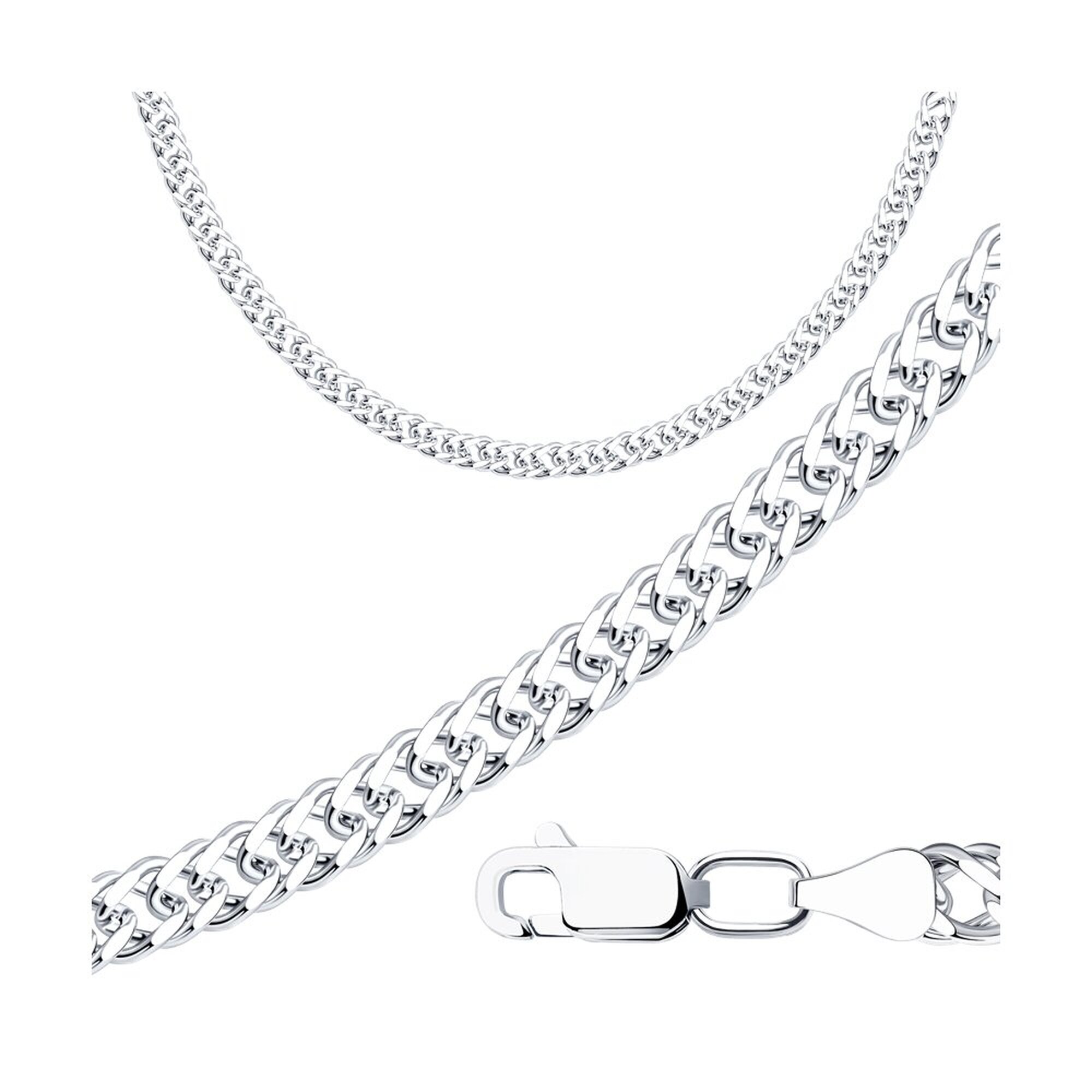 Цепь Diamant online, серебро, 925 проба, родирование