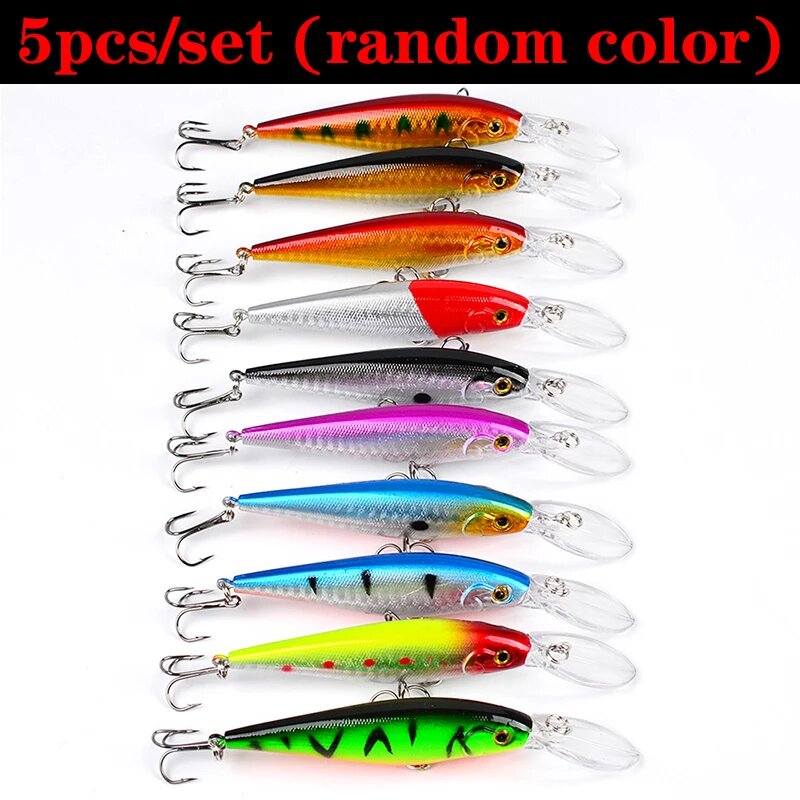 Набор блесен Proleurre Миноу 5шт, 5pcs Random color