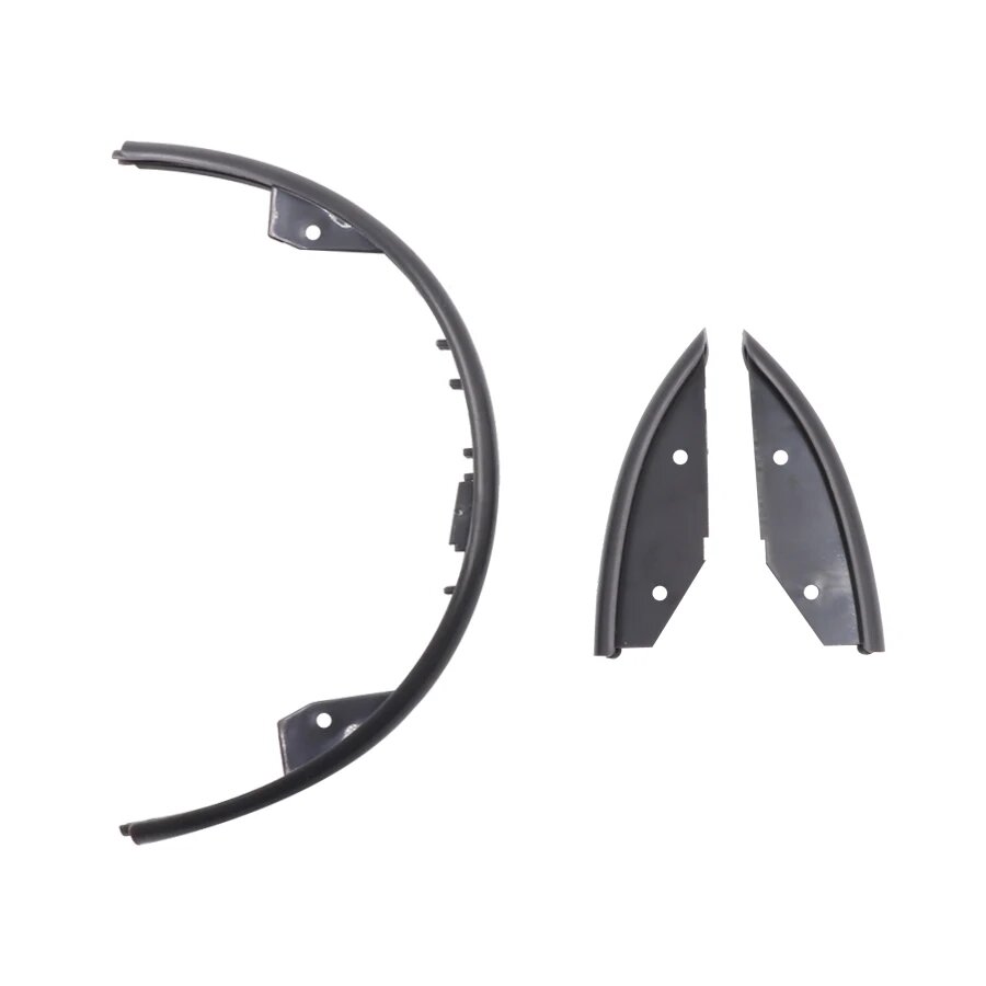 Защитный бампер, передние и задние полосы, клейкая лента для Xiaomi Mijia M365 MI M365, запчасти для электроскутера, скейтборда, Черный