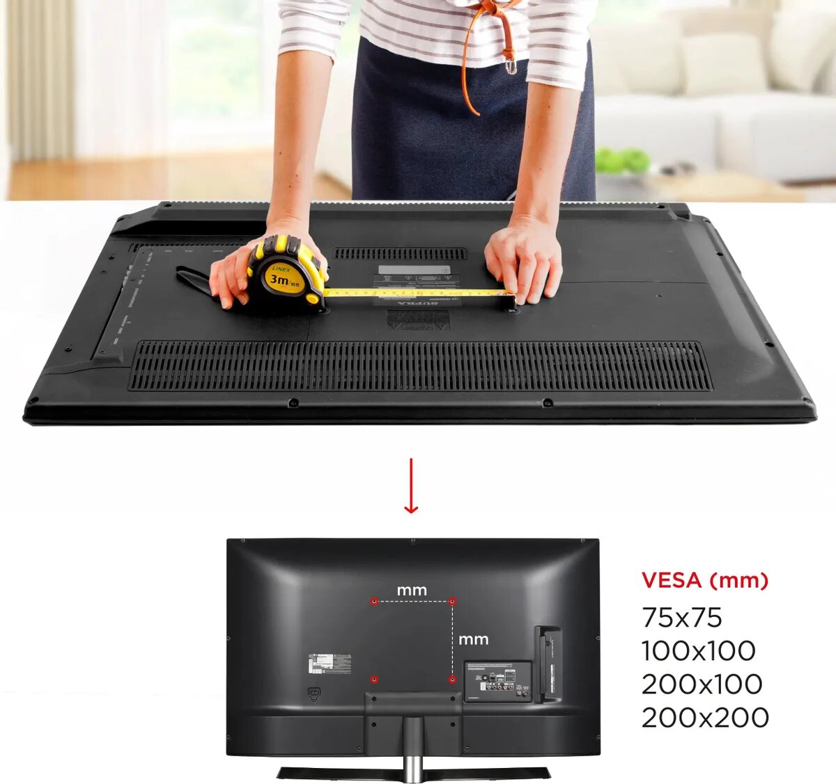 Кронштейн Holder LCDS-5038 METALLIC 20"-37" макс.30кг,VESA: 75x75, 100x100, 200x100, 200x200, Настенный поворот и наклон. Серый - фото №9