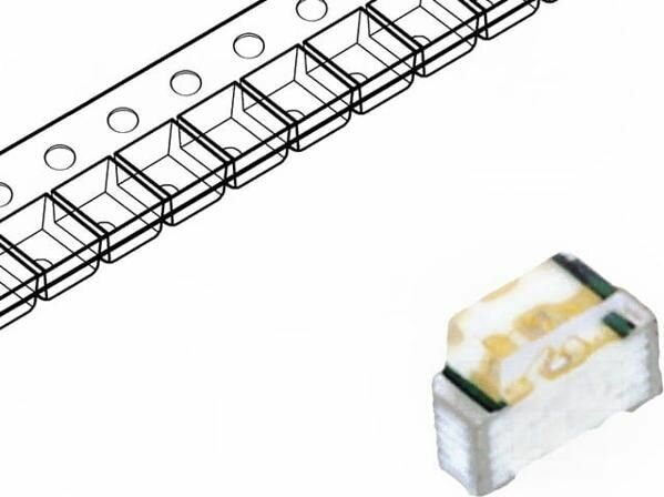 Светодиод LITE-ON LTST-S270TBKT Side stickers 465nm 475nm синий 76мВт SM, 1 шт