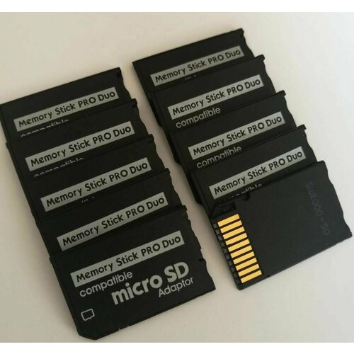 Переходник адаптер с MicroSD на Memory Stick Pro Duo (PSP) Карта памяти PSP Memory Stick PRO Duo