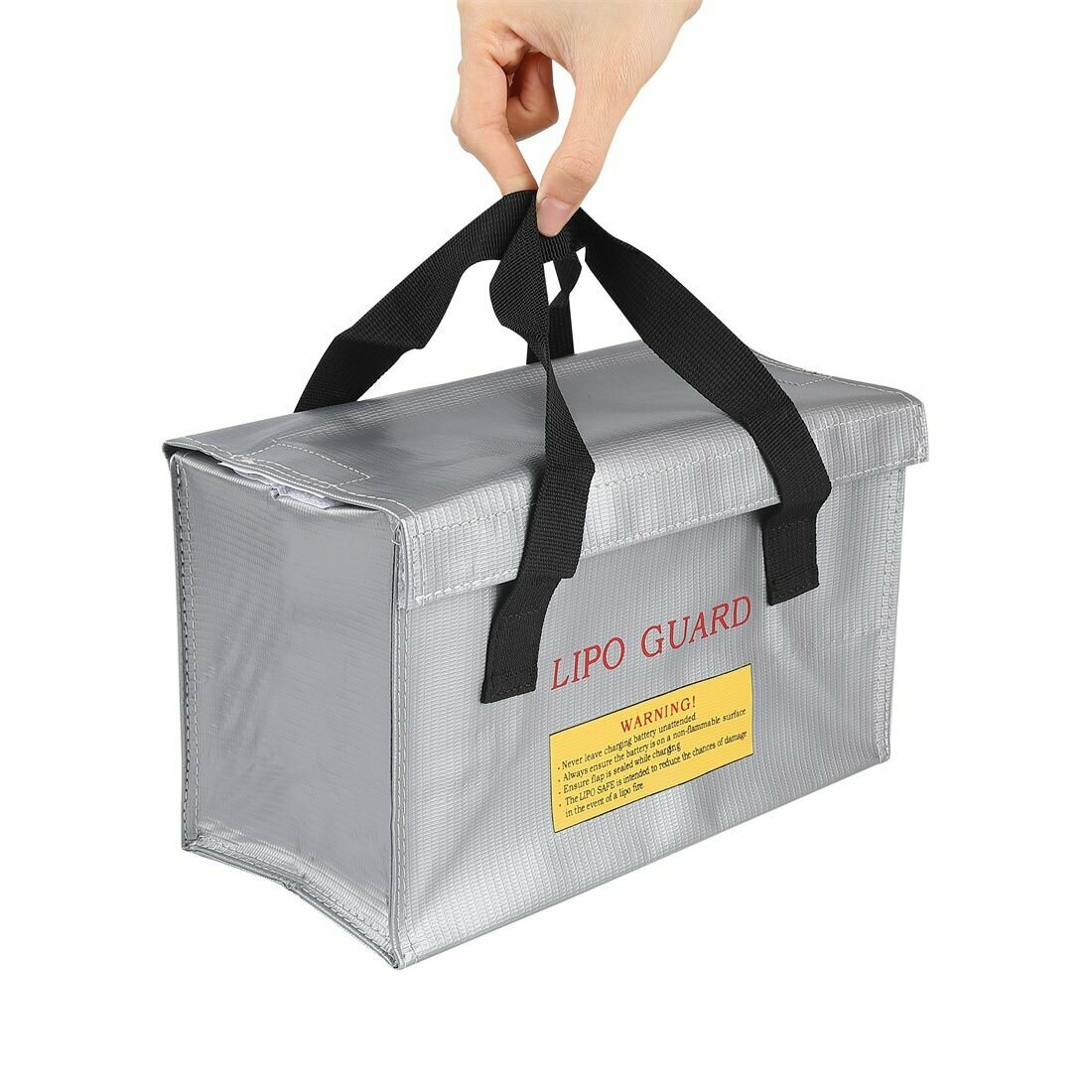 1 шт. Lipo Safe Большая сумка для зарядки и хранения 260x120x160 мм с 2 ручками, прочная и складная.