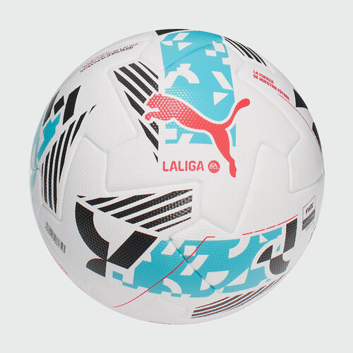Изображение товара Футбольный мяч Puma Orbita LALIGA 1 (FIFA PRO) 08462901, размер 5, Белый - Голубой