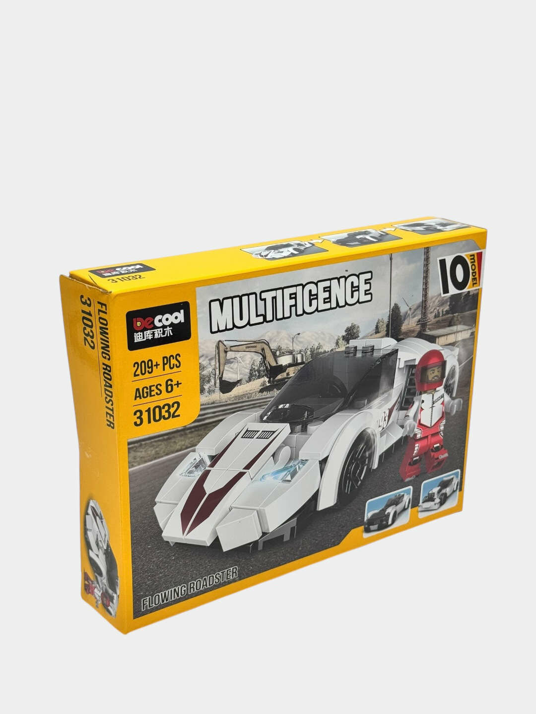 Конструктор Decool Roadster, 209 деталей, для детей от 6 лет, развивающий Код. 00360