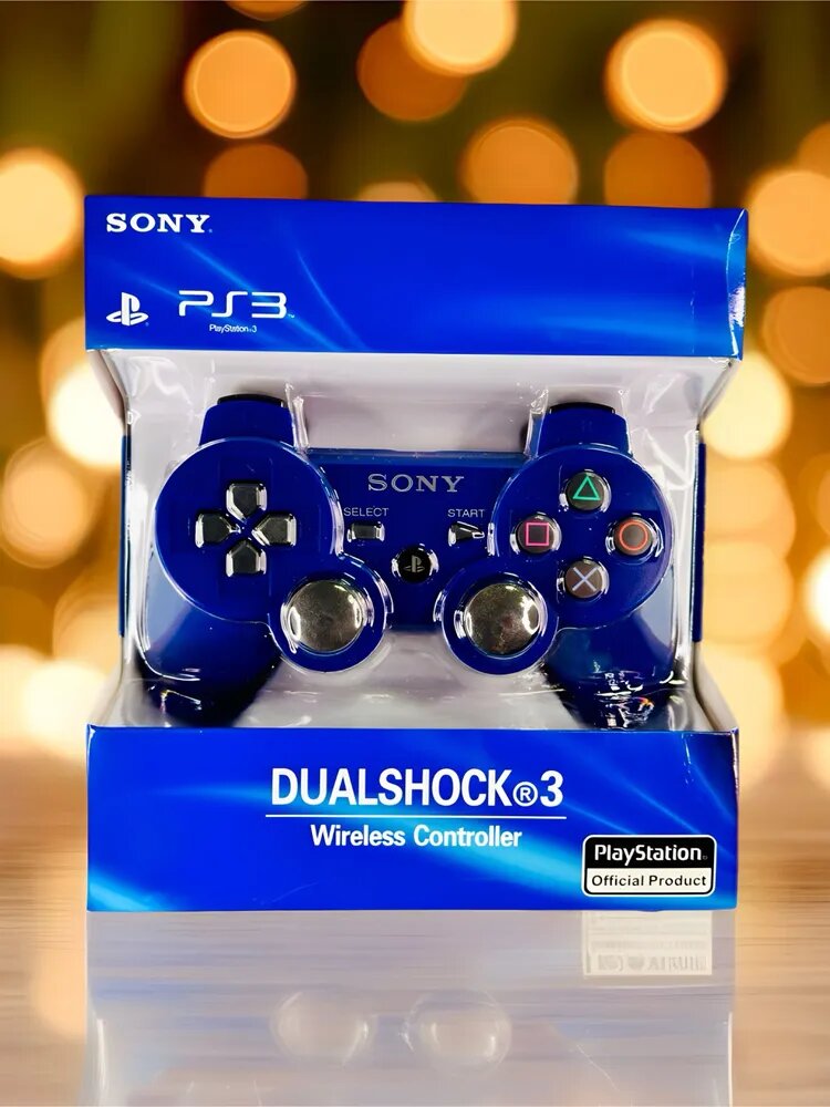 Беспроводной джойстик/геймпад для PS1/PS2/PS3/PC/Android/TV, черный — фото 1