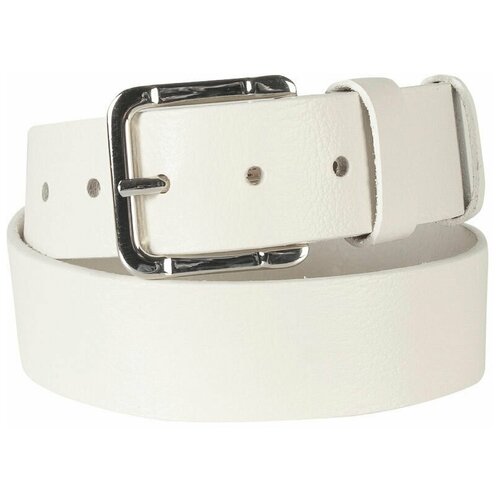 фото Ремень/ремень женский/ремень женский натуральная кожа/mayger/а-рн-8002/белый/100/модель ремень женский/цельнокроеный