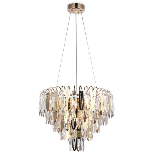 Люстра Ambrella light Traditional TR5256, E27, 320 Вт, кол-во ламп: 8 шт., цвет: золотой