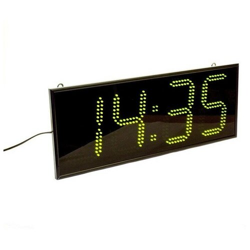 Часы электронные 418-G цвет свечения зеленый 03Кд 600x230x75мм Импульс 873737 26102₽