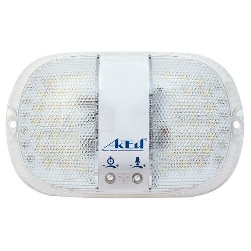 Светильник светодиодный 11Вт IP30 с оптико-акустич. датчиком | код СА-7012У | Актей (7шт. в упак.)