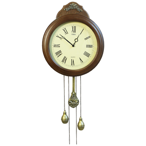 Часы классические настенные с маятником Селена