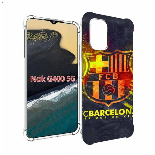 Чехол MyPads FC-Barcelona-Wallpaper-3 для Nokia G400 5G задняя-панель-накладка-бампер