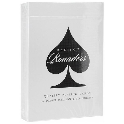 Игральные карты Ellusionist Madison Rounders, черные