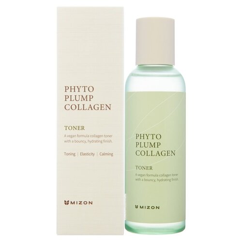 MIZON PHYTO PLUMP COLLAGEN TONER Увлажняющий тонер для лица с фитоколлагеном тонер для лица mizon phyto plump collagen 150 мл