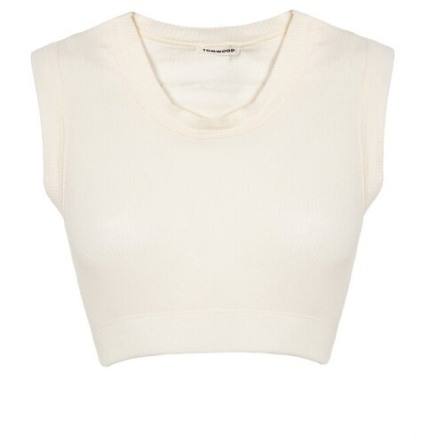 кроп-топ TOM WOOD 21156 белый m