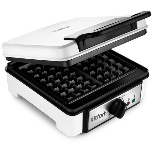 Вафельница электрическая Kitfort КТ-1646 1200 Вт антипригарное покрытие белая 454800₽