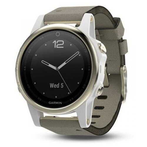 Garmin Fenix 5S Sapphire ChampagneLeather GPS 010-01685-13 8910100₽