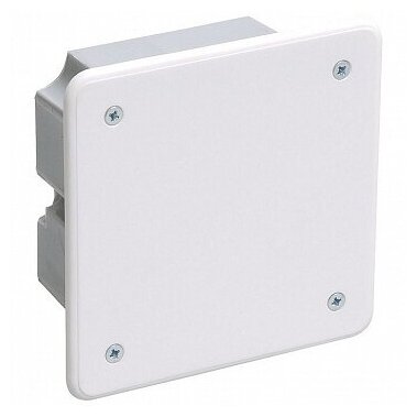 Коробка КМ41021 распаячная 92х92x45мм для полых стен (с саморезами, металлический лапки, с крышкой ) | код. UKG11-092-092-040-M | IEK (7шт. в упак.)